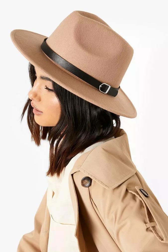 Basic Buckle Detail Fedora