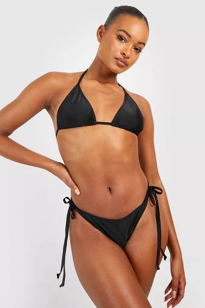 Tall Triangle Tie Side Bikini Set